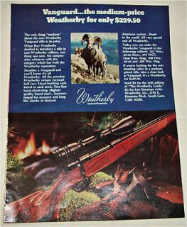 1972 weatherby vanguard rifle ad  4 00