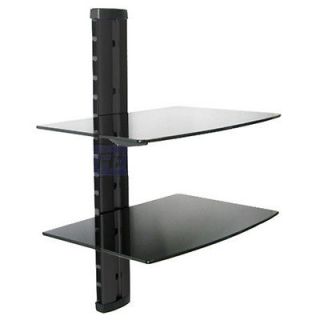   Dual Adjustable Blu ray DVD Player VCR Wall Mount Component Shelf