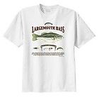 largemouth bass fishing history fisherman t shirt s 6x