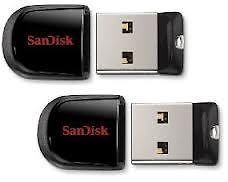 SanDisk 16GB x 2 = 32GB Cruzer FIT USB Flash Thumb Drive SDCZ33 016G 