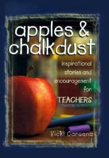 Apples and Chalkdust by Vicki Caruana 1998, Hardcover Mixed Media 