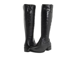 women s born riding boot knowl black leather w32478