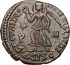 VALENTINIAN I 364AD Genuine Authentic Ancient Roman Coin ANGEL VICTORY