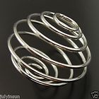   Vintage Wire Swirl Loose Bead Wrap Cage for Earring Jewelry Design