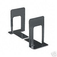 bookends metal black 5 high unv 50451 7 pair 14