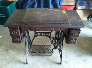 Vintage 1907 Singer Treadle Sewing Machine Egyption Look Pick Up Only 