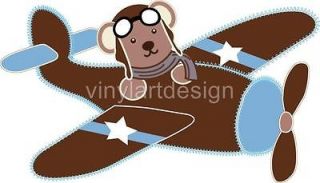   Airplane Removable Wall Sticker Vinyl Decal Baby Kids Room Decor