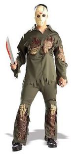 jason vorhees adult deluxe licensed costume and machete one day