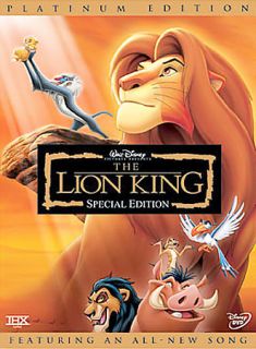 Lion King 2 disc platinum edition DVD in case w/ insert great shape
