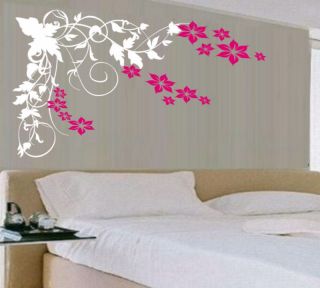 wall art vinyl decal stunning sticker vine flower more options