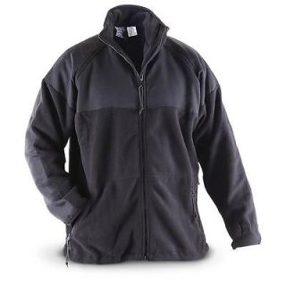 Military Polartec® Black Fleece Classic 300 Jacket Medium Used 
