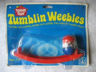 HASBRO vintage TUMBLIN WEEBLES set MOC Weeble Wobbles Romper Room toy 