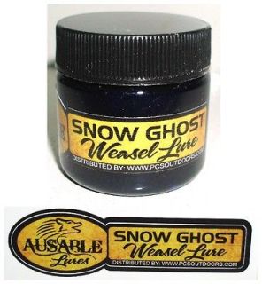 ausable brand lure snow ghost weasel lure 1 oz time