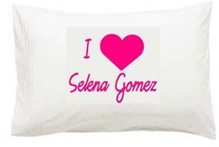 love heart selena gomez printed pillowcase more options colour