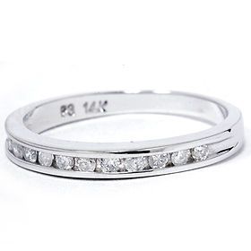 5CT Diamond Wedding Enhancer Ring Guard Anniversary Band 14K White 