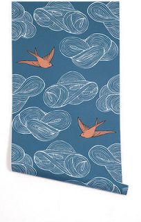 Julia Rothman for Hygge & West Daydream Blue Bird Wallpaper (2 rolls)