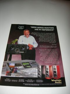 1995 westlake audio bbsm speaker series print ad time left