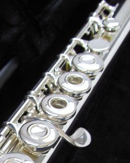NEW Gemeinhardt 3B Silver plated Flute, Open Hole, B foot, inline G