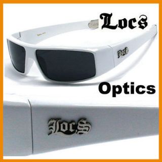 new locs men cholo sunglasses free pouch white lc26