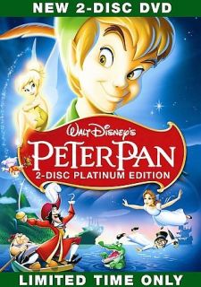 Newly listed Walt Disneys Peter Pan (DVD, 2007, 2 Disc Set, Platinum 