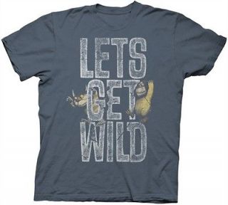 Where The Wild Things Are Lets Get Wild Pop Culture Funny Adult Large 