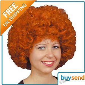 wig annie orphan ginger fancy dress costume party time left