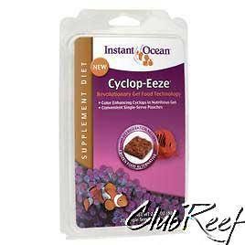 Cyclop Eeze Gel Fish Food Instant Ocean 2.8oz Best By 12/12