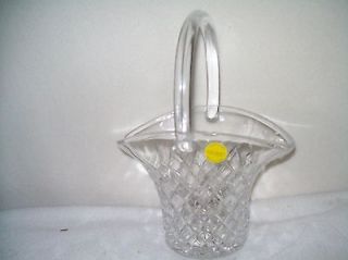galway irish crystal basket  10 00 0