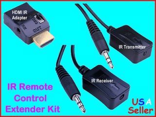 IR Infrared Remote Control HDMI Extender Receiver Transmitter Cable 