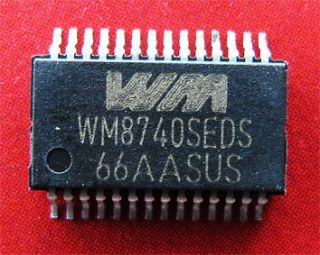 WM8740, WM8740SEDS, 24 bit, 192kHz Stereo DAC, Wolfson Brand New