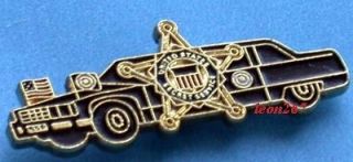 secret service presidential limo pin  7 99
