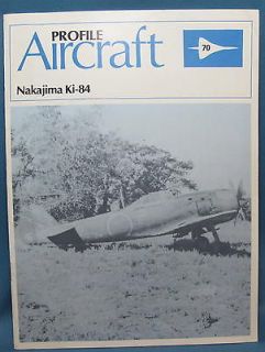 nakajima ki 84 hayate wwii japan fighter plane profile aircraft