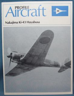   Ki 43 Hayabusa WWII Japan Fighter Plane Profile Aircraft 46 Booklet