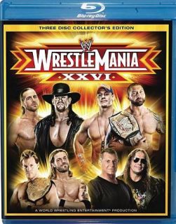 WWE   Wrestlemania XXI Blu ray Disc, 2010, 3 Disc Set, Collectors 