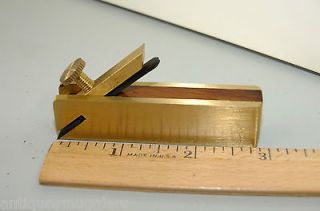 SMALL BRASS BULLNOSE BULL NOSE PLANE LUTHIER MODELS PRECISION WOOD 