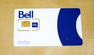 bell mobility sim card super fast 4g lte network from