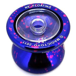 Magic YoYo N9 Floating Purple Sparkling Aluminum Professional Yo Yo 