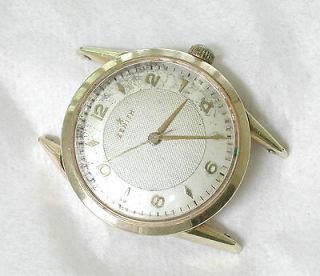 Zenith gold filled gents watch, 80 Microns, 1953. 34mm diameter, cal 