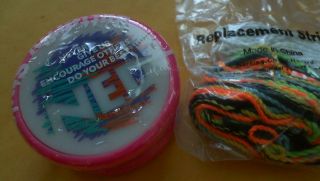 lot the ned show yoyo pink and replacement string yo