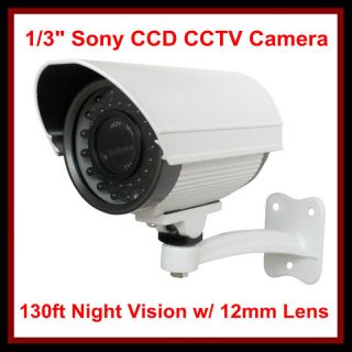   130ft Night Vision Long Range Outdoor 1/3 Sony CCD 12mm Lens ZMODO