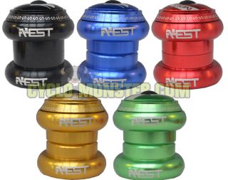 Aest Anodised External Threadless Bike Bicycle Headset 1 1/8 inch