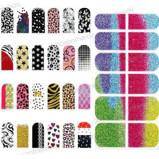 Nail Art DIY Decorations Patch Foils Decal Stickers Tips Wraps Acrylic 