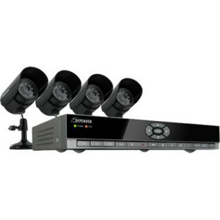 Defender 4 Channel DVR Security System 4 Vision Cameras JBX1 4CH 5021 