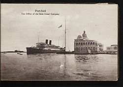 The office of the Suez Canal Company in Port Said built in 1893