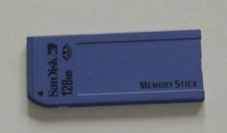 Sony SanDisk 128MB Memory Stick Non Pro 128 MB Card