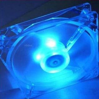 Hot 120mm Fans 4 LED Blue for Computer PC Case Cooling