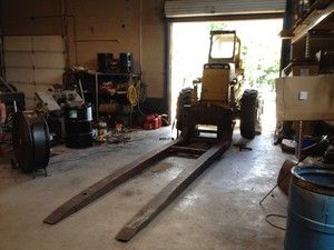 Junk Yard Forks 15 ft Long Wheel Loader Lift Vehicle Car Auto Moving 