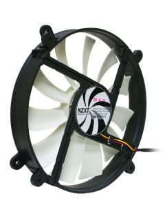 NZXT FN 200RB 200mm x 30mm Sleeved Cable 11 Blade Fan