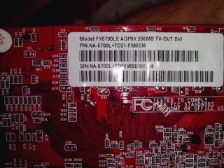 NEW AGP 8X 256 MB NVidia Geforce FX 5700 AGP 256 MB Video Graphic Card 
