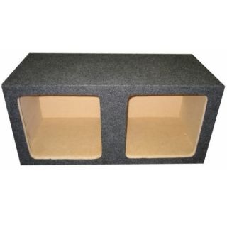 Dual 10 Kicker Sq Hole 3 4 MDF Subwoofer Speaker Box